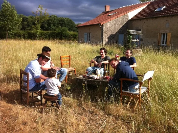 Le fils en question, quelques dizaines de mois plus tard, avec les amis sus-cités
