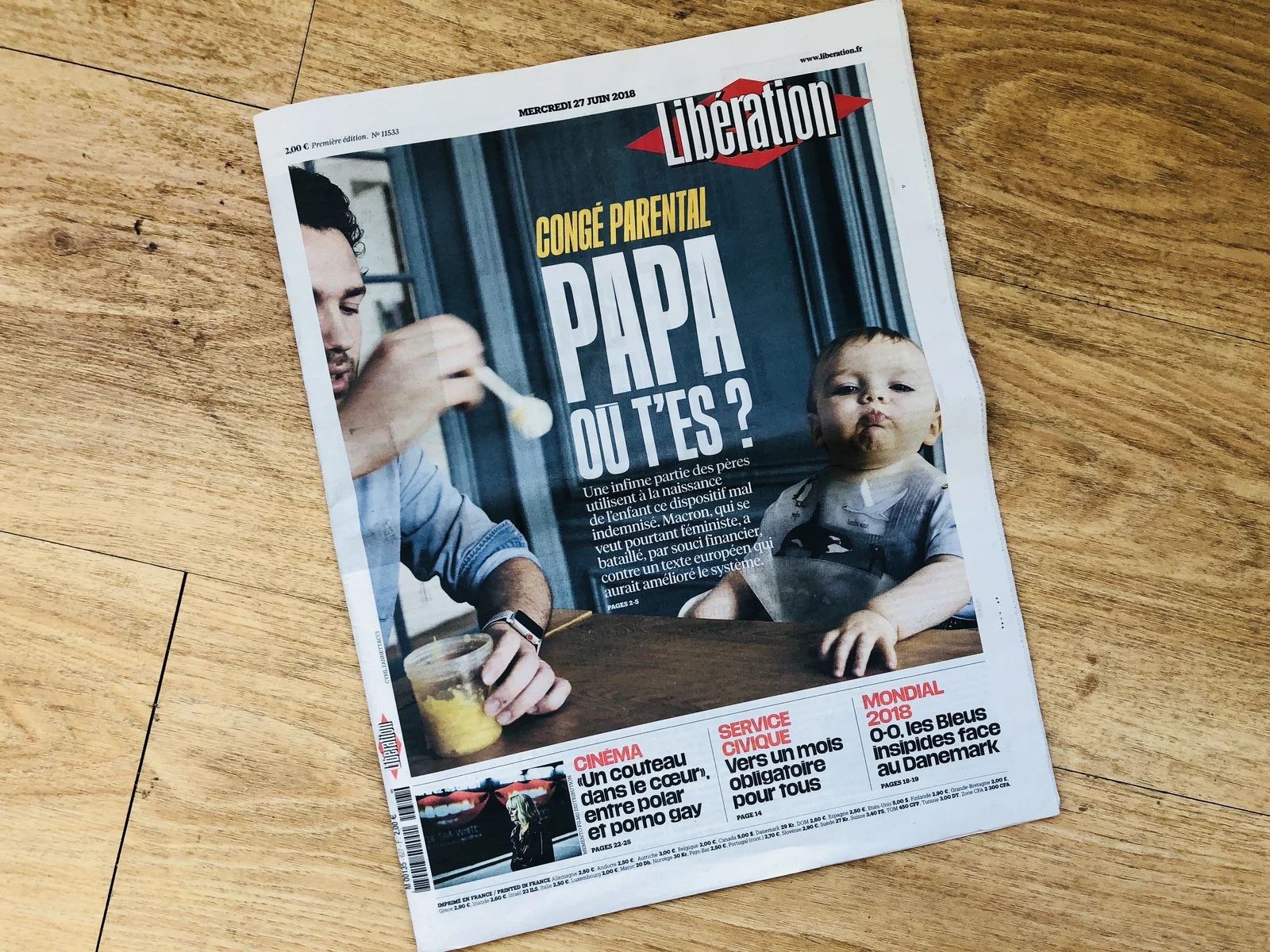 Une Libération Patrice Bonfy Le Paternel Congé Paternité